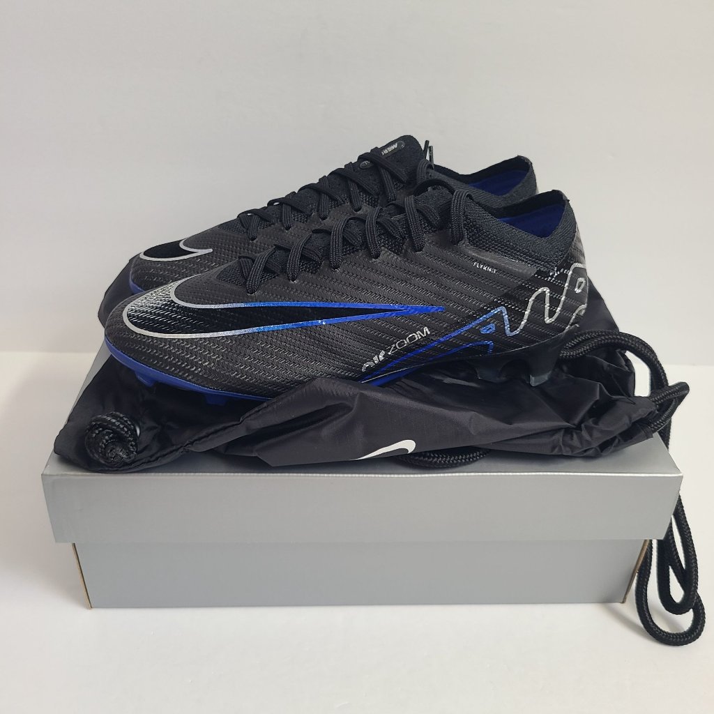 Nike Zoom Mercurial Vapor 15 Elite Fg Soccer Cleats Dj4978-040 Size 6 Black